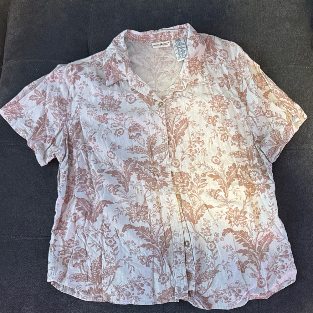 Floral Button-Up Shirt